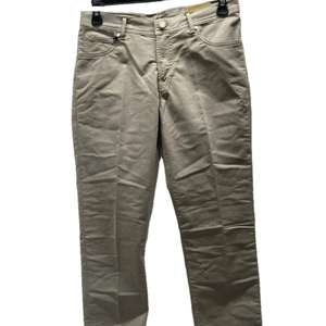 NEW MARCO PESCAROLO Mens Cotton Blend Twill Pants Size 33 Grey